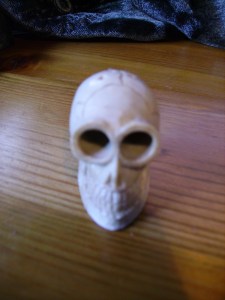 Carved Indian soapstone incense holder. London 1994. Collected G.Ruddick