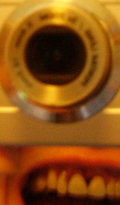 Skull Girl Grimace Photo by Bella Basura 2015