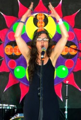 Bella Basura Still Showing her Armpit Hair to Strawberry Fair. Scarecrow Corner 2019. Photo by Del Blyben